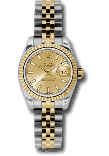 Rolex Lady-Datejust 179173 Champagne dial
