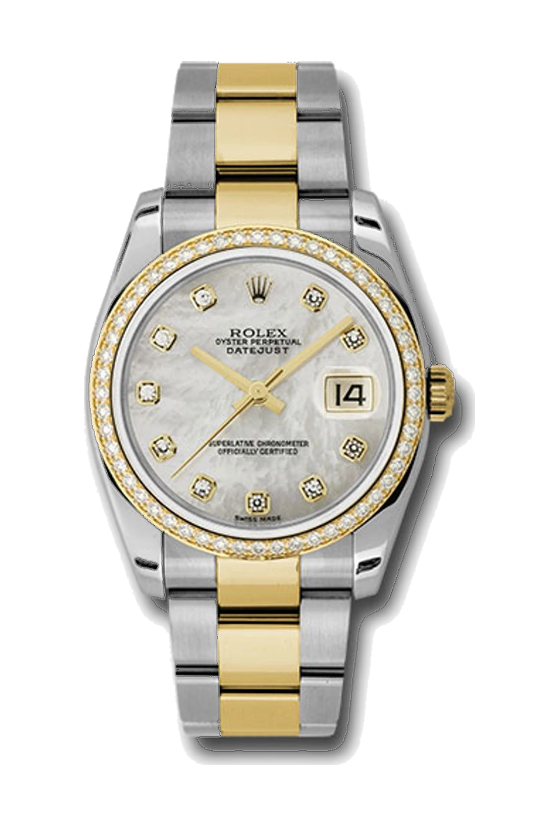 Rolex Datejust 36 116243 Mother-of-pearl, set with diamonds dial