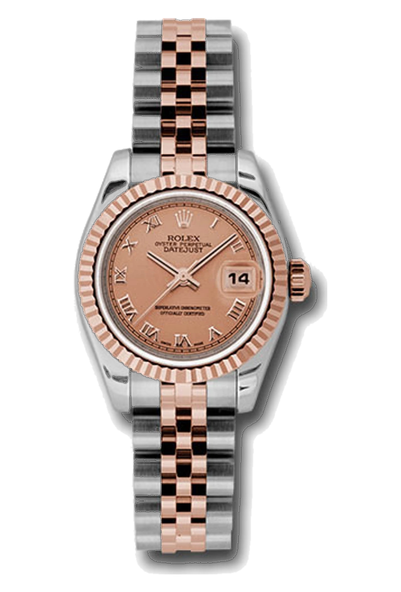 Rolex Datejust 26 179171 Pink champagne dial