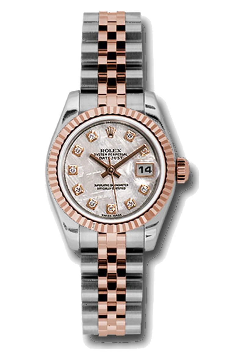 Rolex Datejust 26 179171 Meteorite, set with diamonds dial