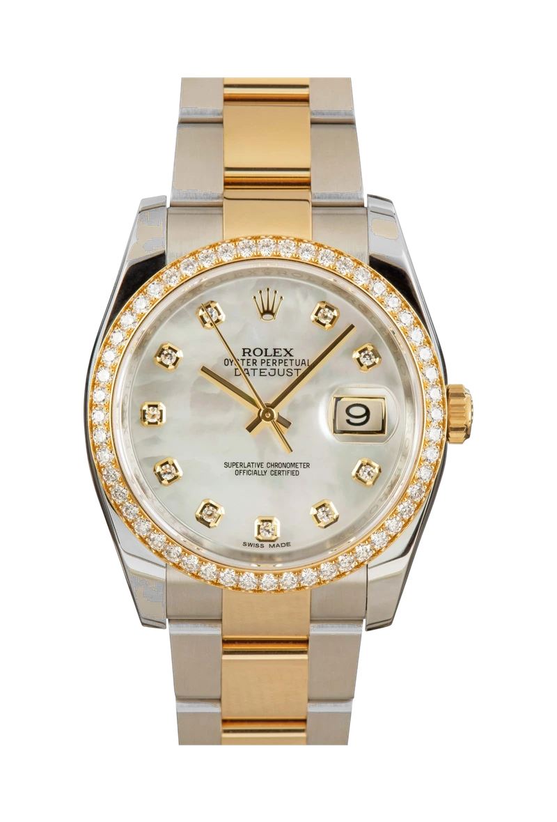 Rolex Datejust 36 116243 Mother-of-pearl, set with diamonds dial