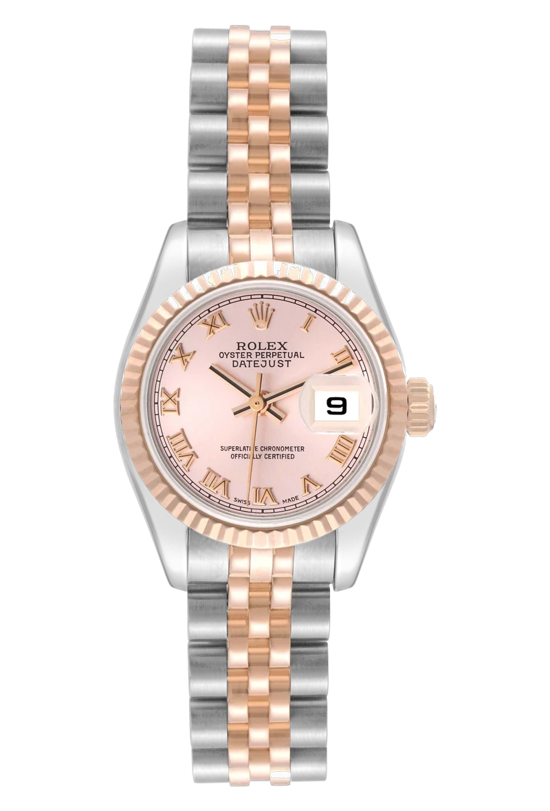 Rolex Datejust 26 179171 Pink champagne dial
