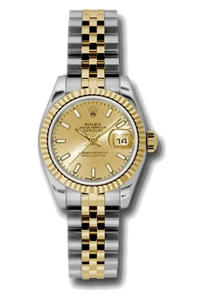 Rolex Lady-Datejust 179173 Champagne dial