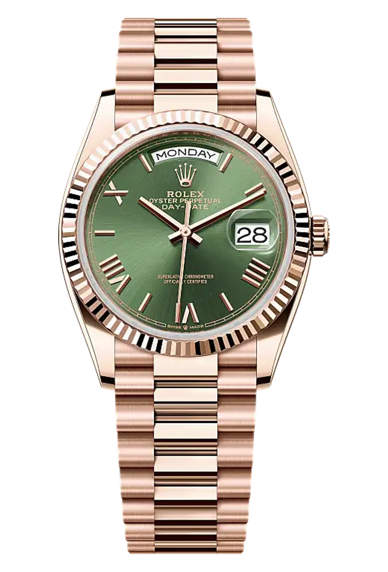 Rolex Day-Date 36 128235 Olive green dial