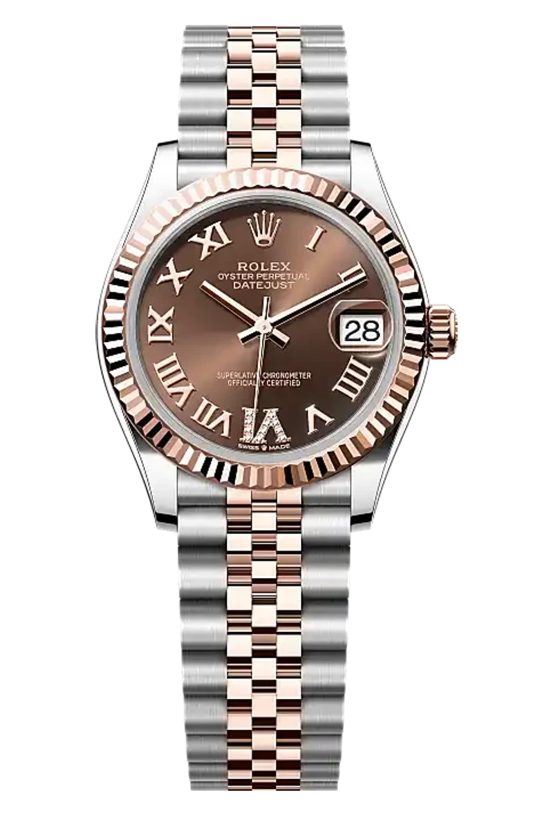 Rolex Datejust 278271 Chocolate set with diamonds dial