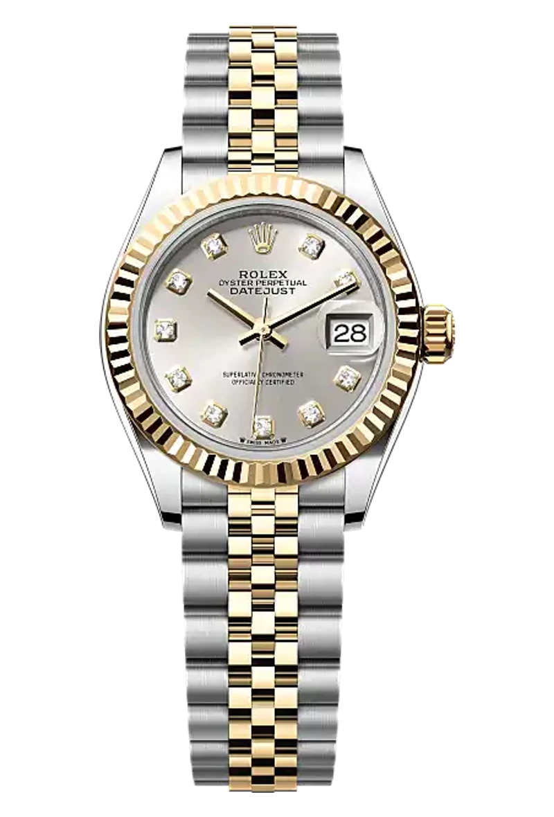 Rolex Lady-Datejust 279173 Silver set with diamonds dial