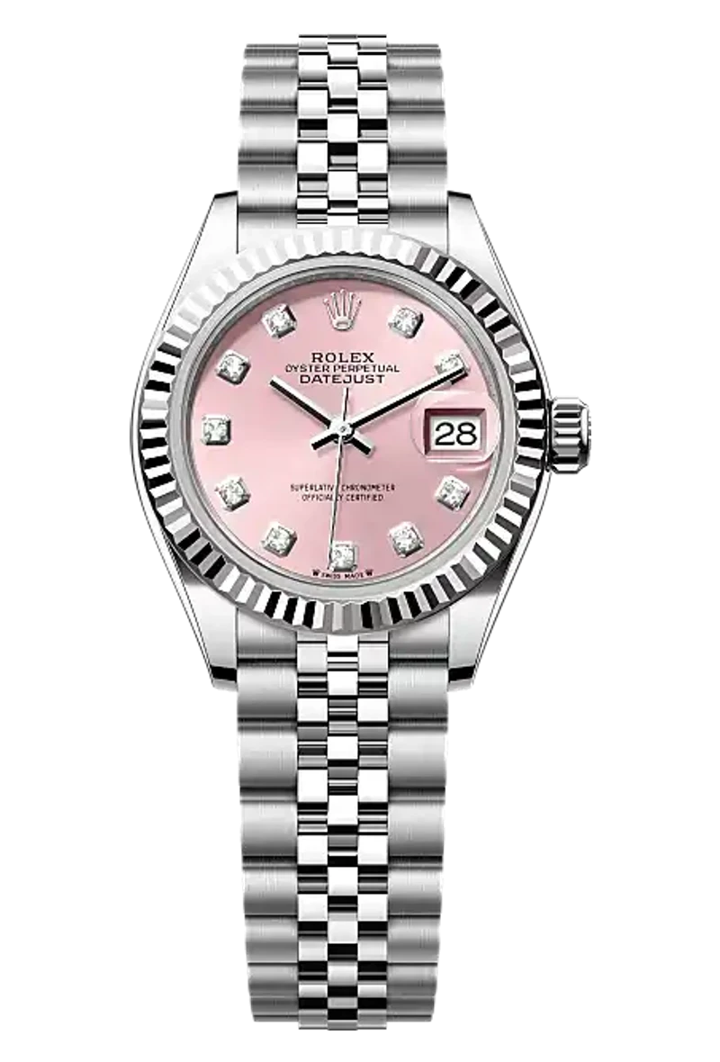 Rolex Lady-Datejust 279174 Pink set with diamonds dial