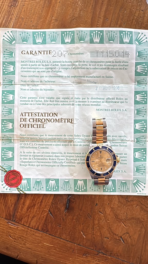 Rolex Submariner Date 16613 view 2