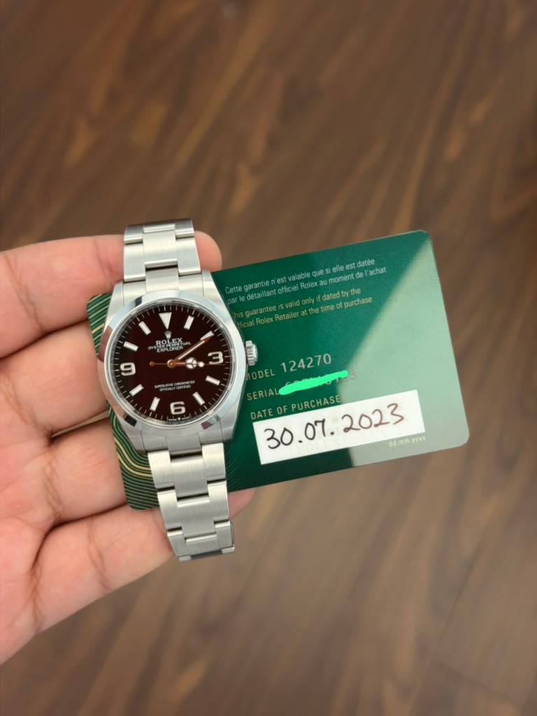 Rolex Explorer 124270 view 2
