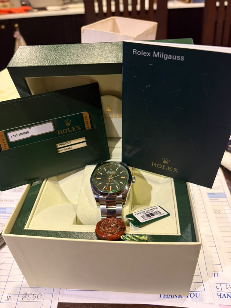 Rolex Milgauss 116400GV view 3