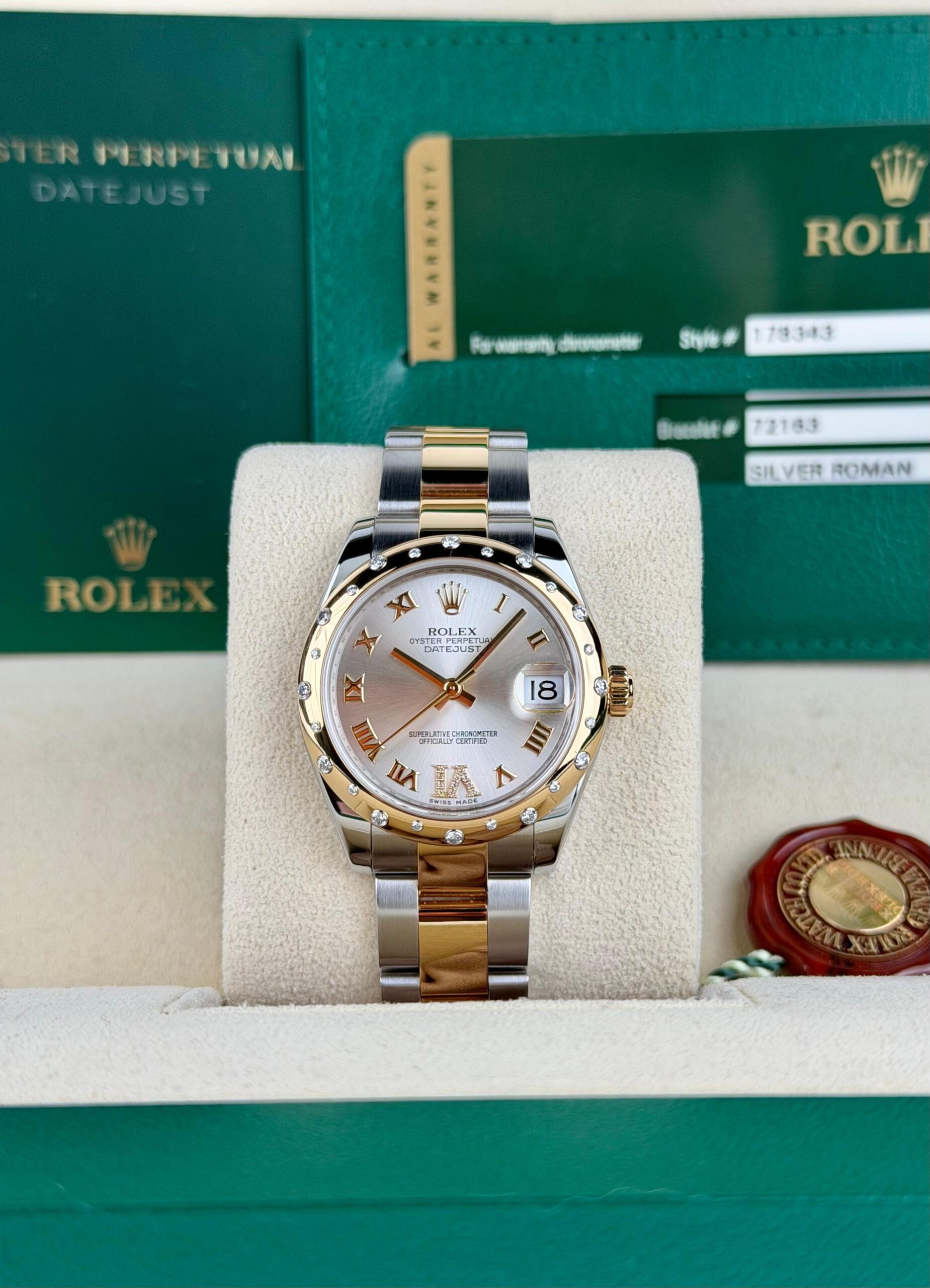 Rolex Datejust 31 178343RBR view 2