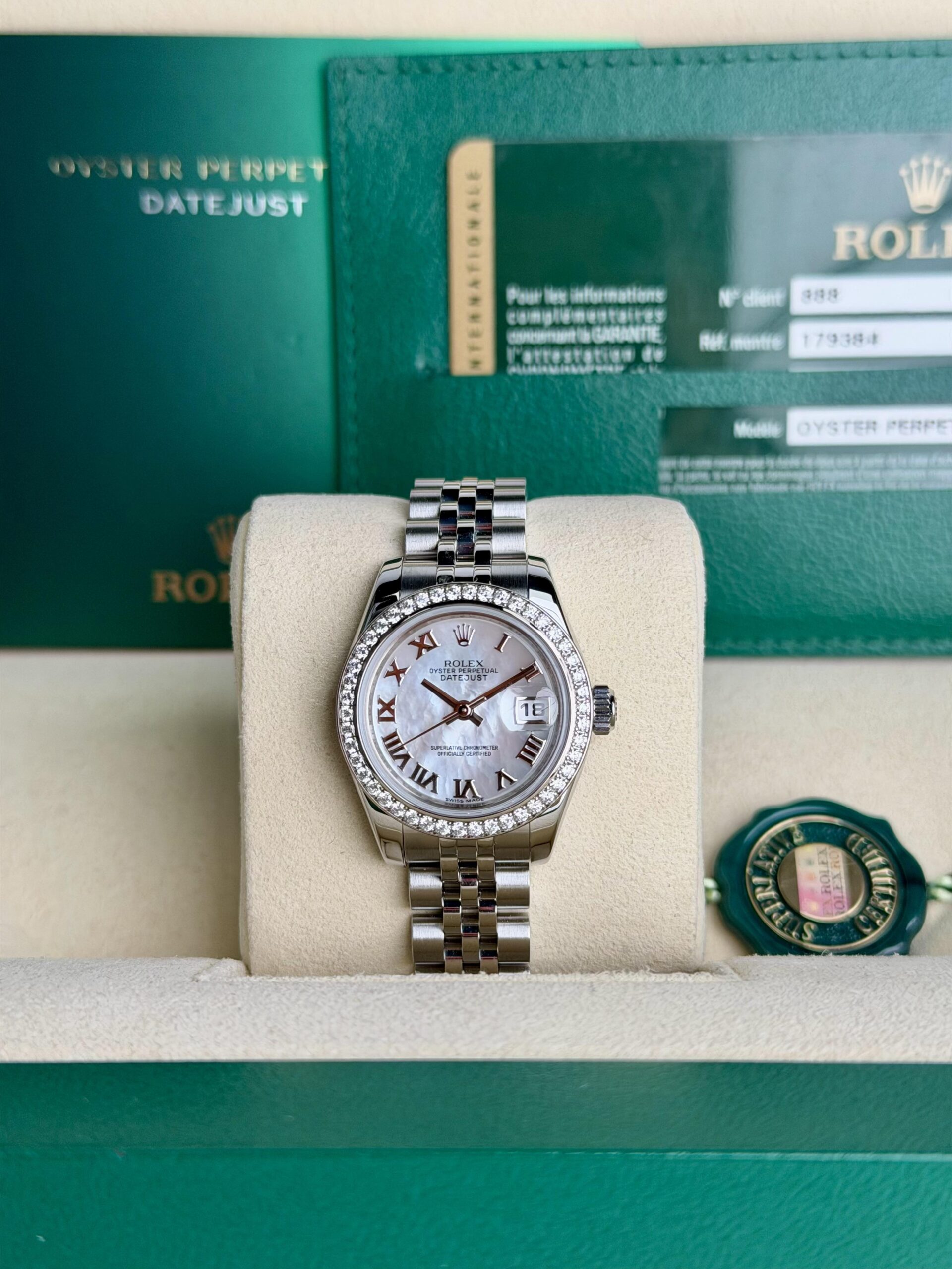 Rolex Lady-Datejust 26 179384RBR view 2