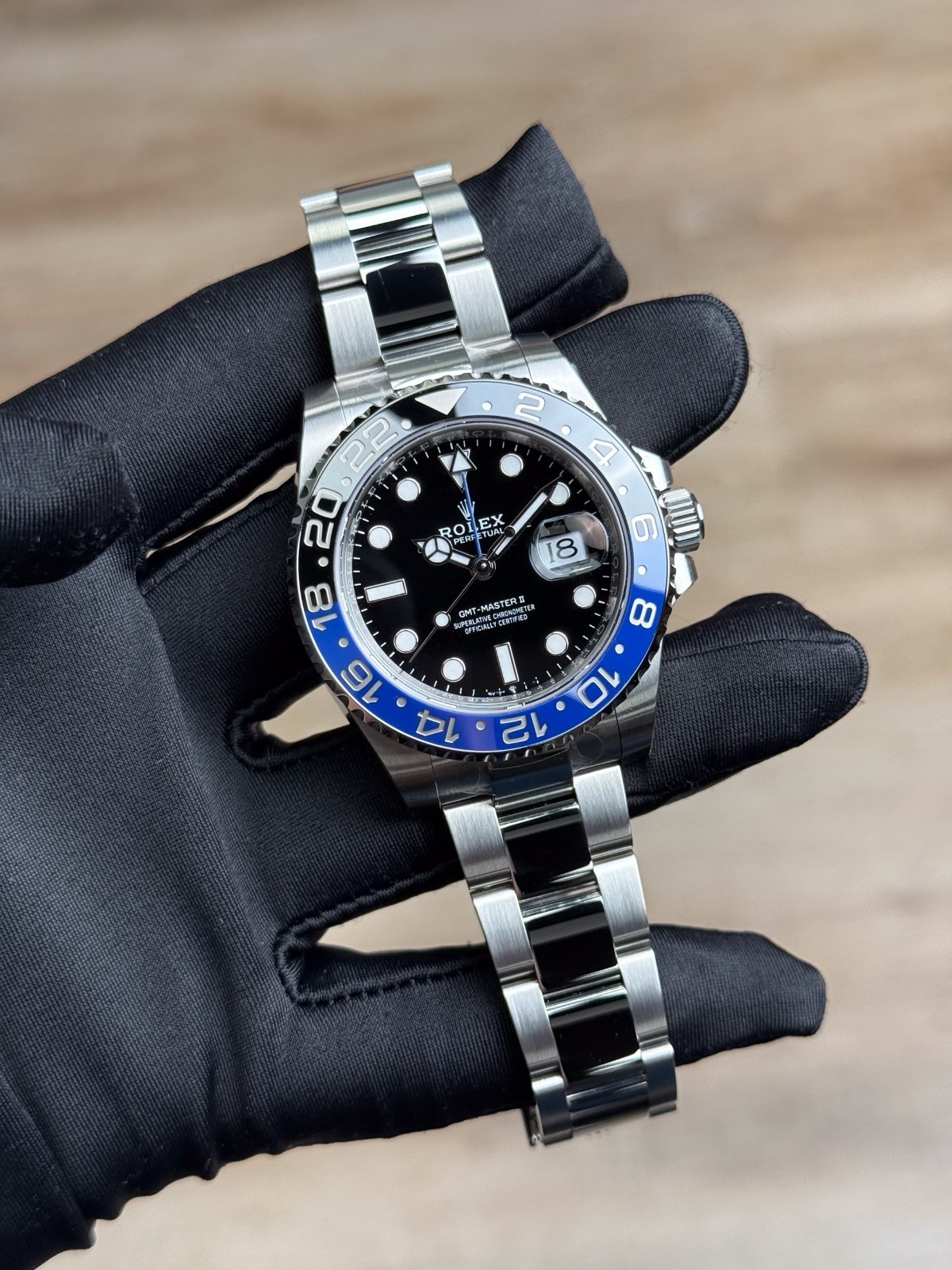 Rolex GMT-Master II 126710BLNR view 3