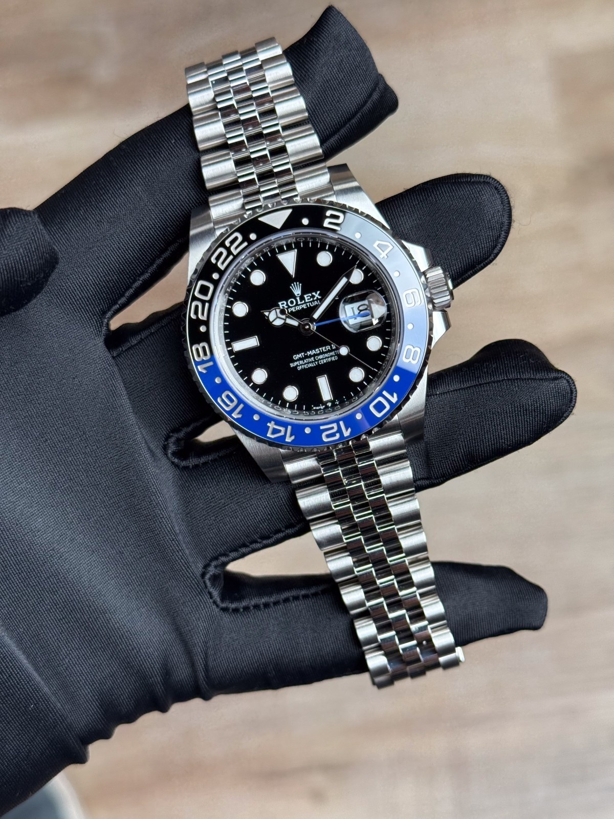 Rolex GMT-Master II 126710BLNR view 3
