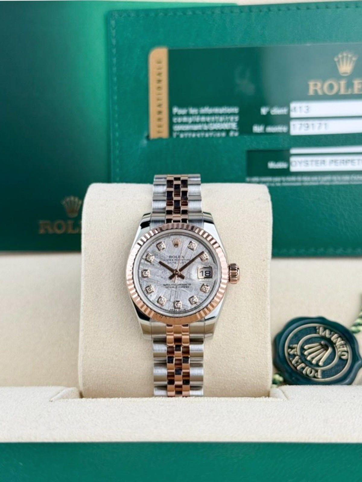 Rolex Datejust 26 179171 view 2