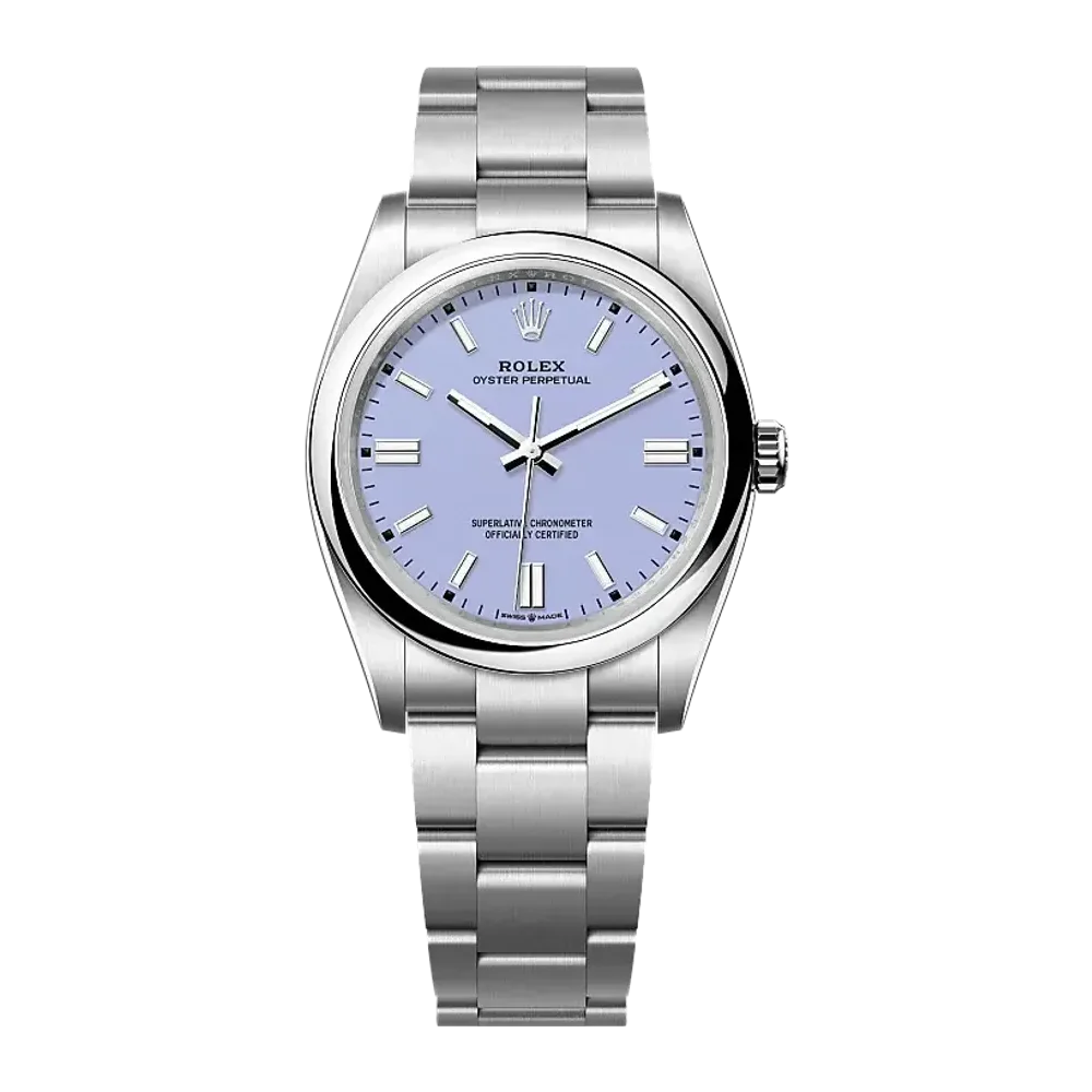 Rolex Oyster Perpetual 126000 Lavender dial