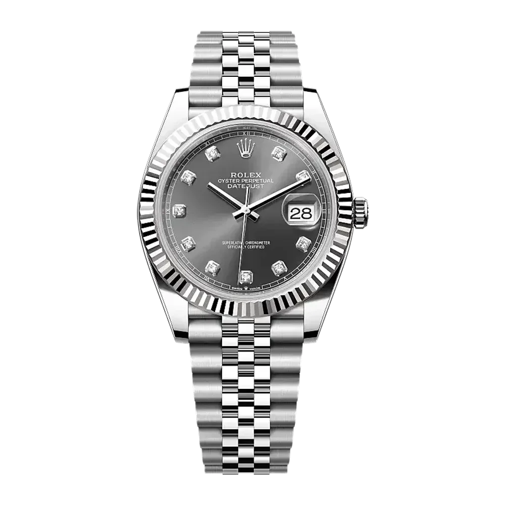 Rolex Datejust 126334 Slate set with diamonds dial