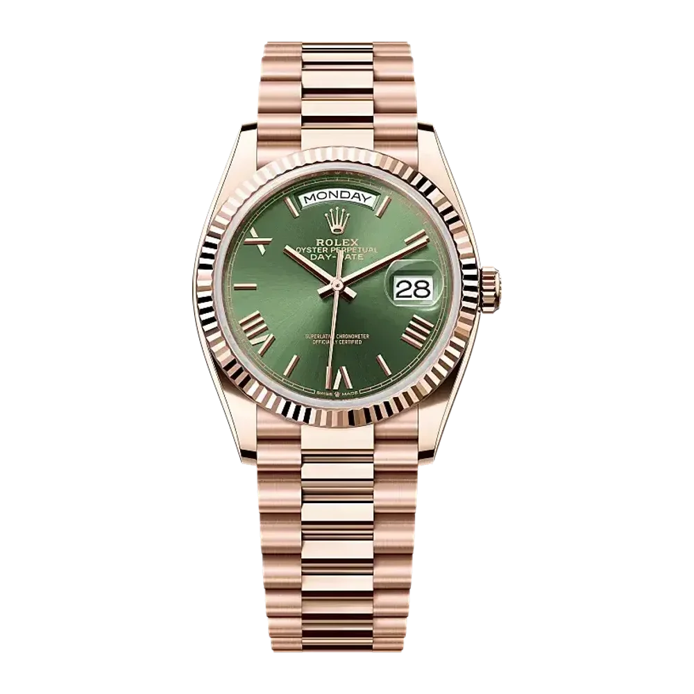 Rolex Day-Date 36 128235 Olive green dial