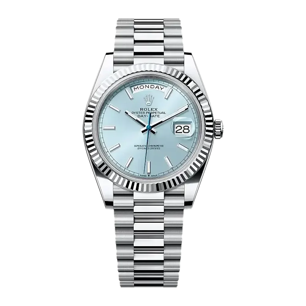 Rolex Day-Date 228236 Ice blue dial