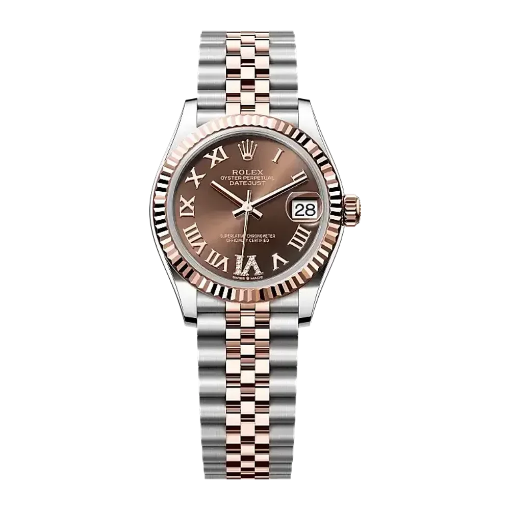 Rolex Datejust 278271 Chocolate set with diamonds dial