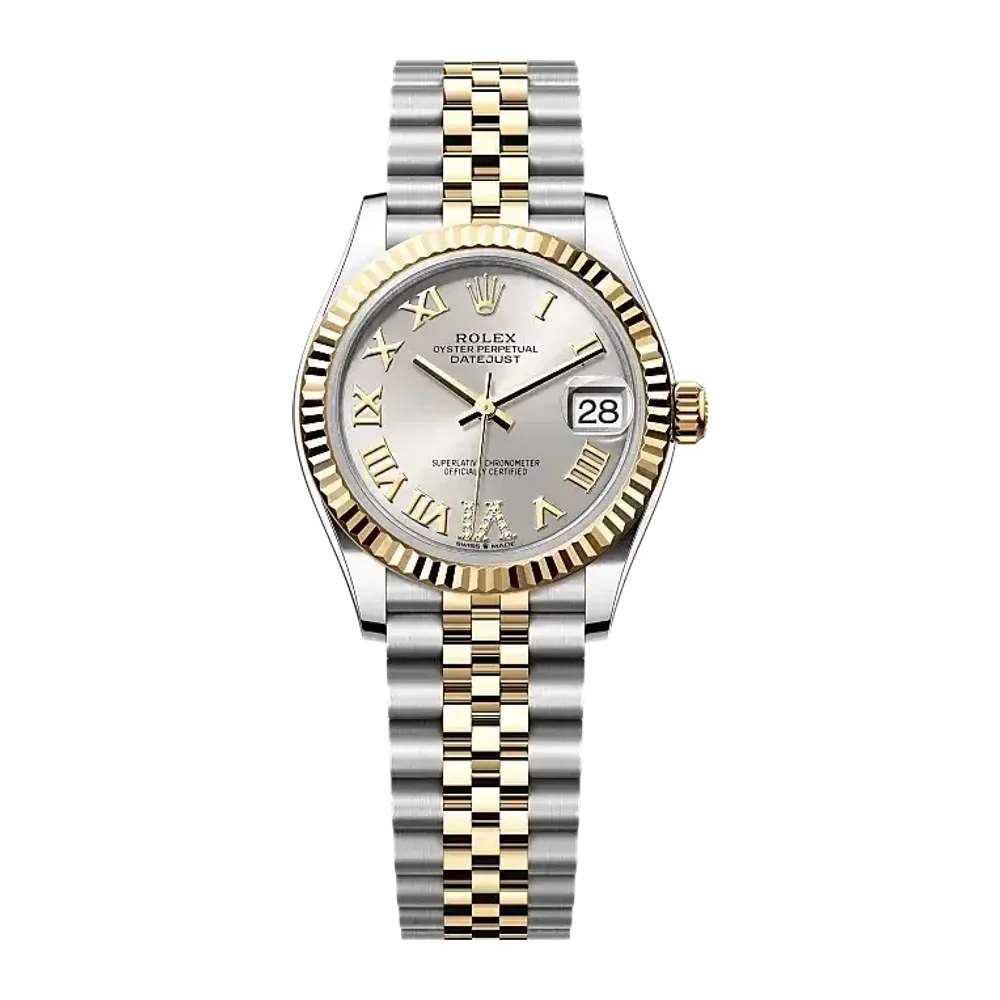 Rolex Datejust 278273 Silver set with diamonds dial