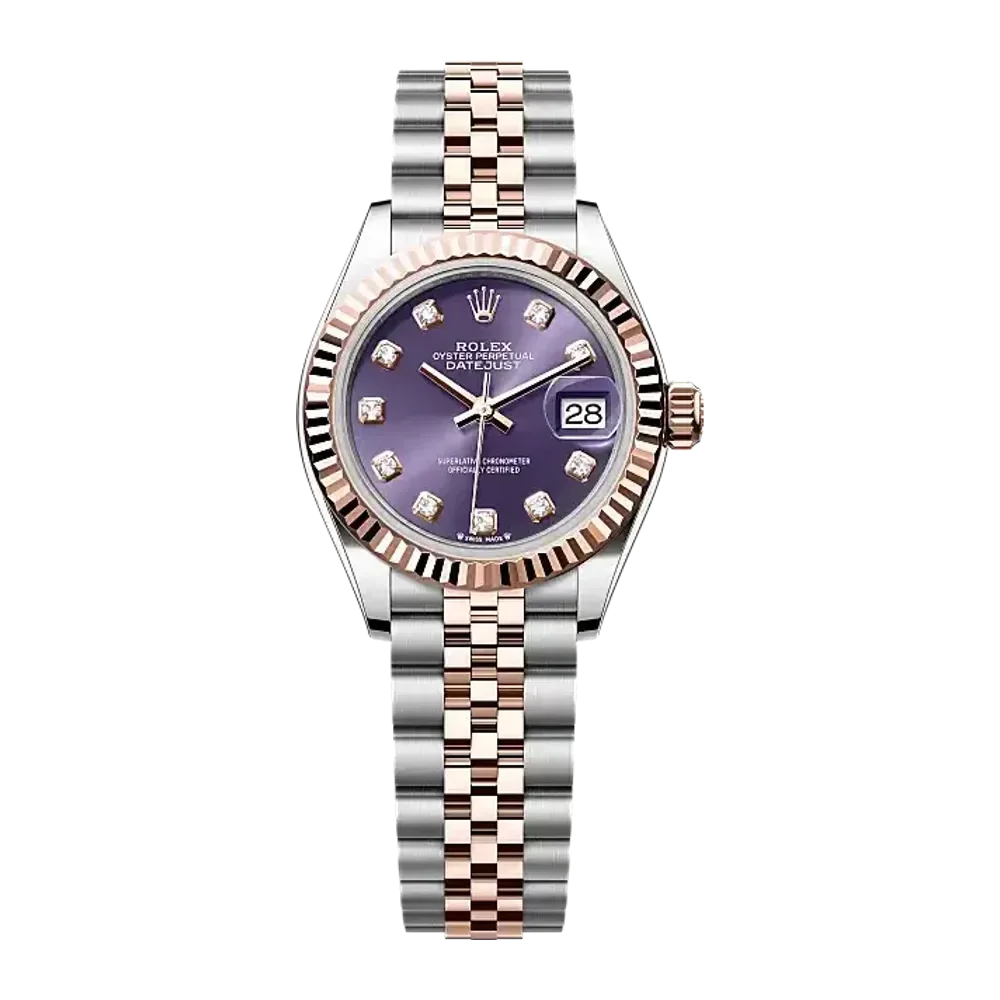 Rolex Lady-Datejust 279171 Aubergine set with diamonds dial