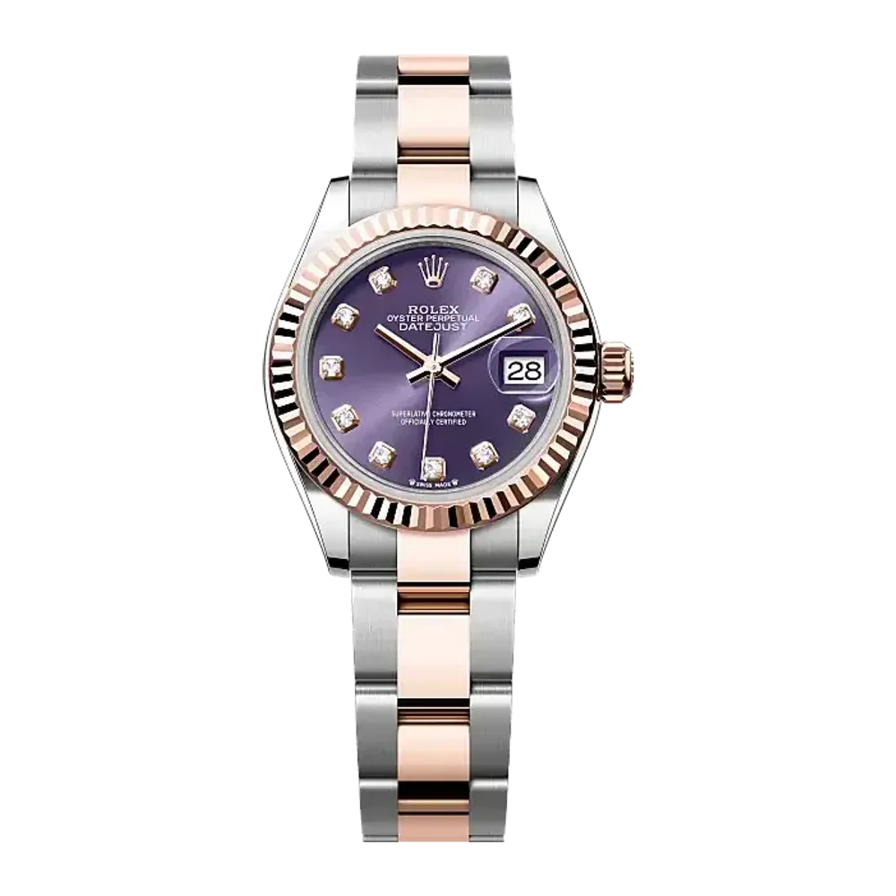 Rolex Lady-Datejust 279171 Aubergine set with diamonds dial