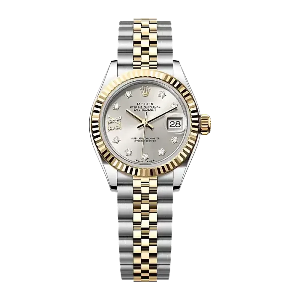 Rolex Lady-Datejust 279173 Silver set with diamonds dial