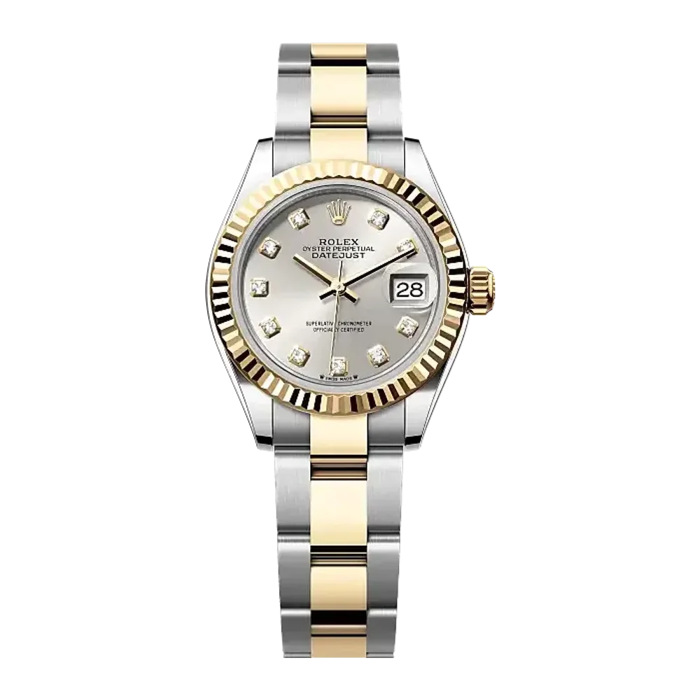 Rolex Lady-Datejust 279173 Silver set with diamonds dial